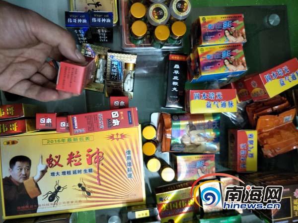 3.15成人用品商行外贸假货横行 查封一大批外贸延时助勃保健用品